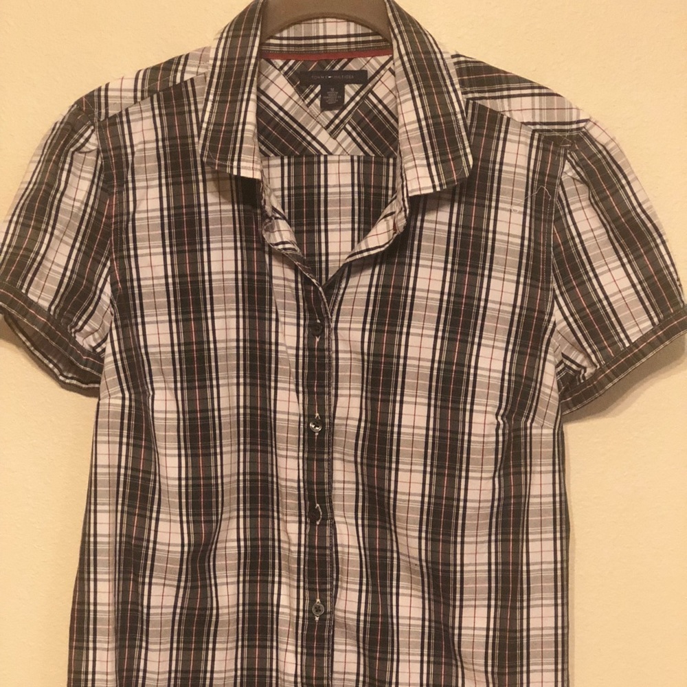 Tommy Hilfiger Short Sleeve Bottom Down Shirt